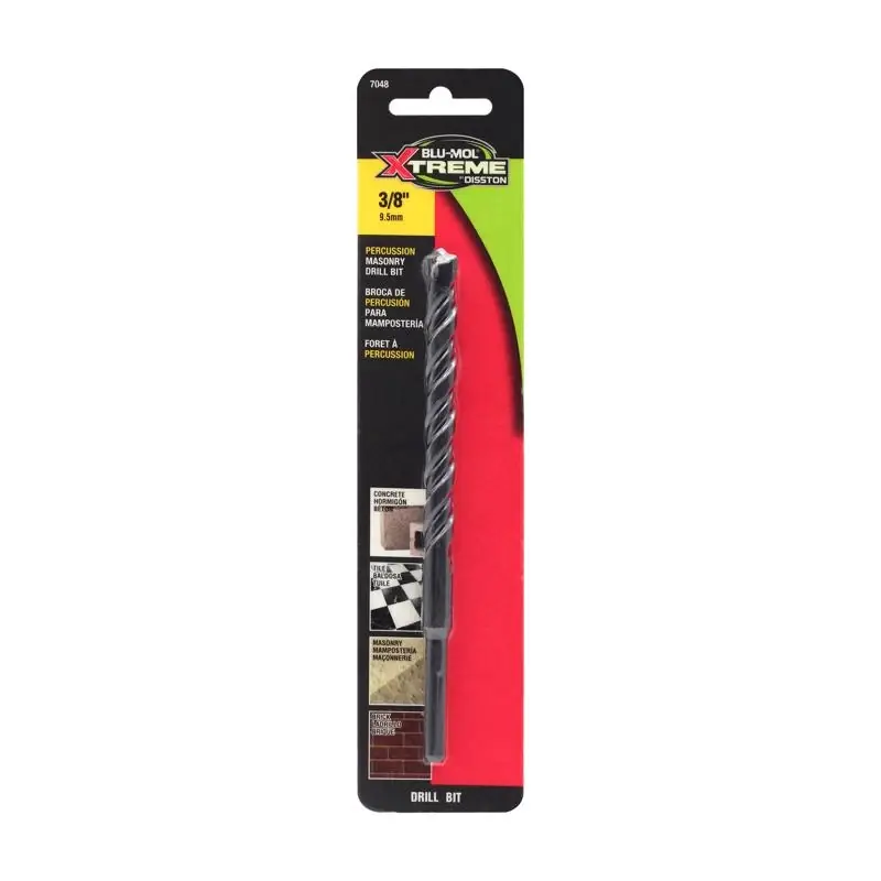 Disston Blu-Mol Xtreme 3/8 In. X 6 In. L Carbide Tipped Masonry Drill Bit Straight Shank 1 Pk