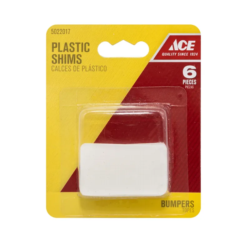 Ace 1.1 In. W Plastic Shim 6 Pk