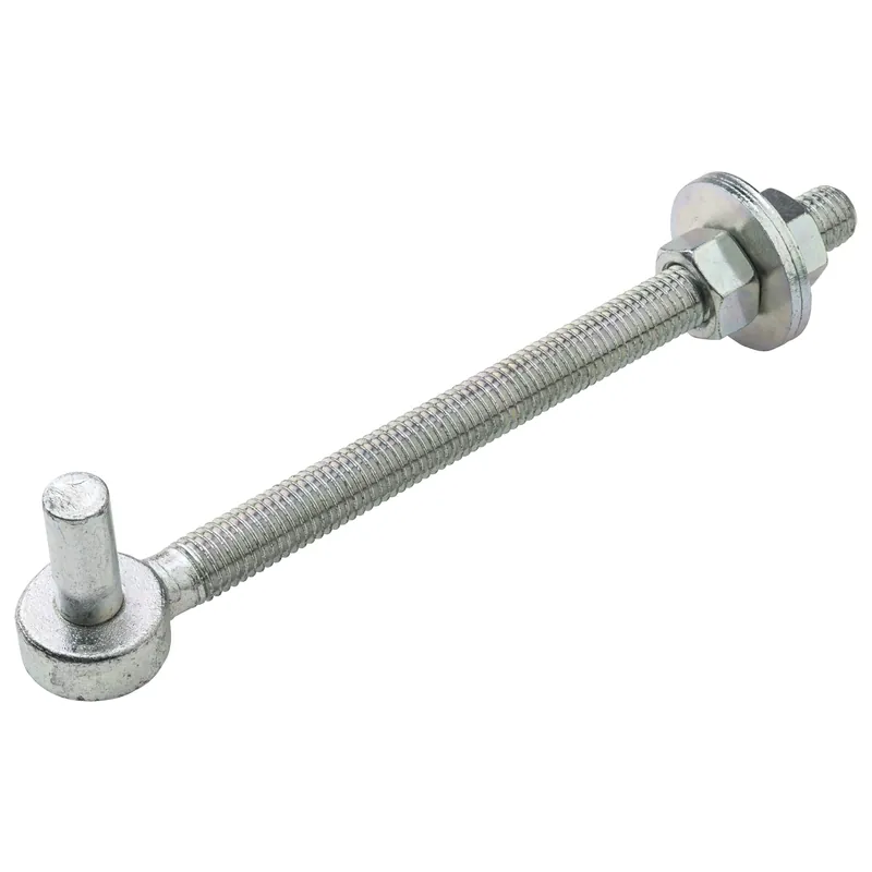 National Hardware Large Zinc-Plated Silver Steel 8 In. L Bolt Hook 150 Lb 1 Pk