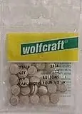 2958 Tapered Screw Hole Button 3/8 Inch Hardwood - Bag Of 25