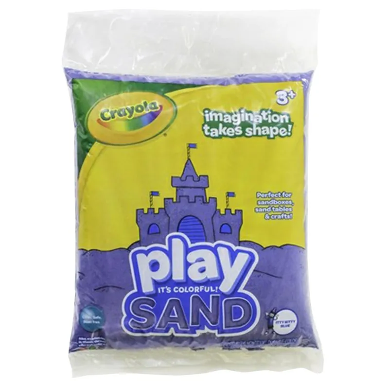 Crayola Blue Non-toxic Dried Play Sand 20 Lb For Kids Activities