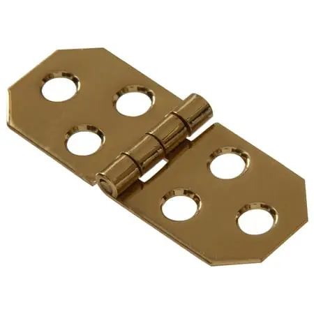 Decorative Hinge 3/4" With Bright Finish - Model 853009