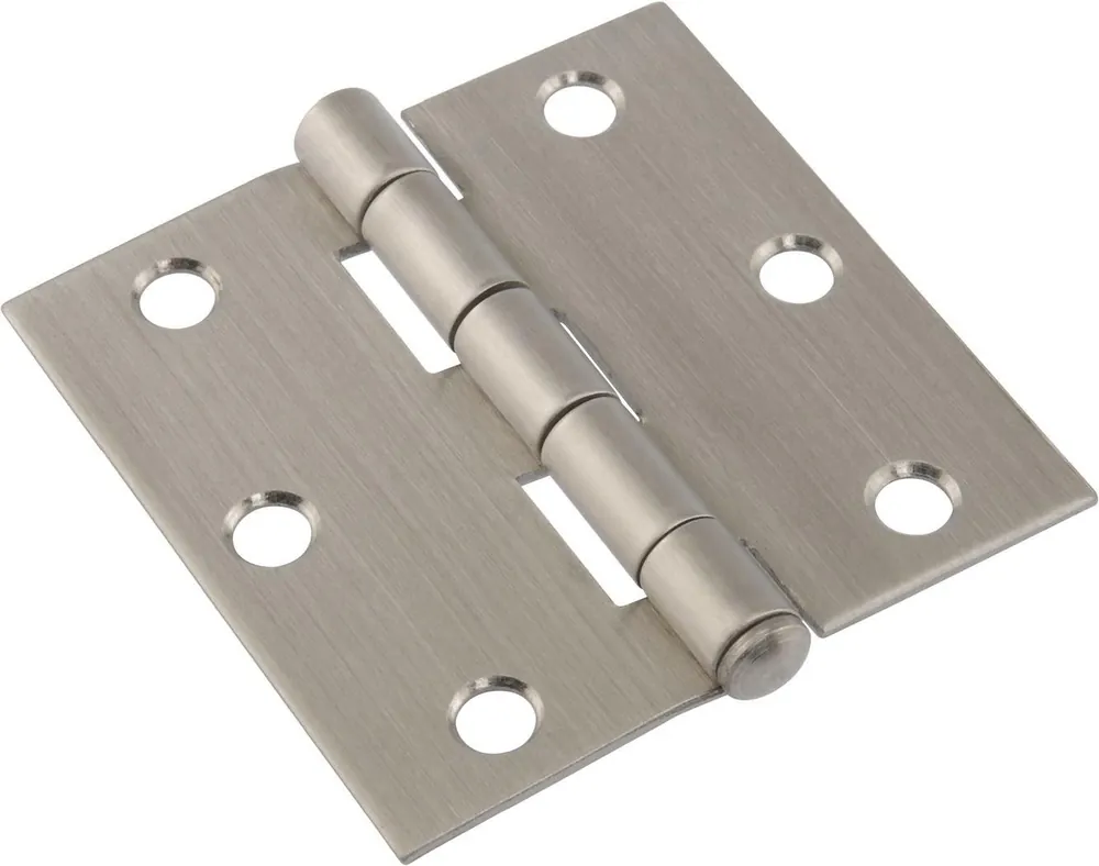 Square Corner Full Mortise Hinge 3 Inch Stainless Steel