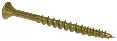 Procrafter Wood Screws, Yellow Zinc, 10 X 2.5-In., 40-Pk.