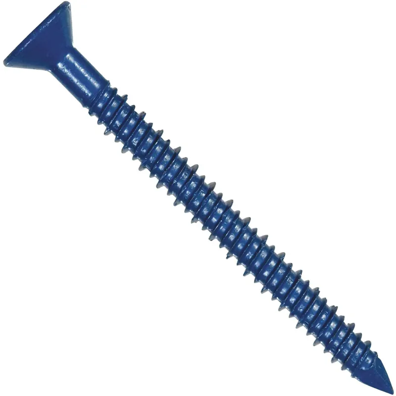 Hillman 1/4 In. X 2-3/4 In. Flat Head Tapper Concrete Screw - 12 Count