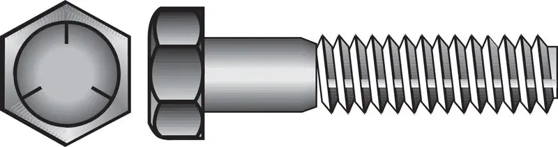 HILLMAN 5/16 In. D X 3/4 In. L Heat Treated Zinc Steel Hex Head Cap Screw 100 Pk