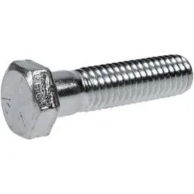 Zinc Plated Standard Hex Bolts 7/16-20 X 4 Inches - 25 Count