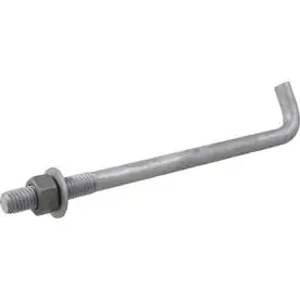 The Hillman Group 100-Count 3/8-in X 8-in Round-Head Hot-Dipped Galvanized Anchor Bolt With Washers And Nuts
