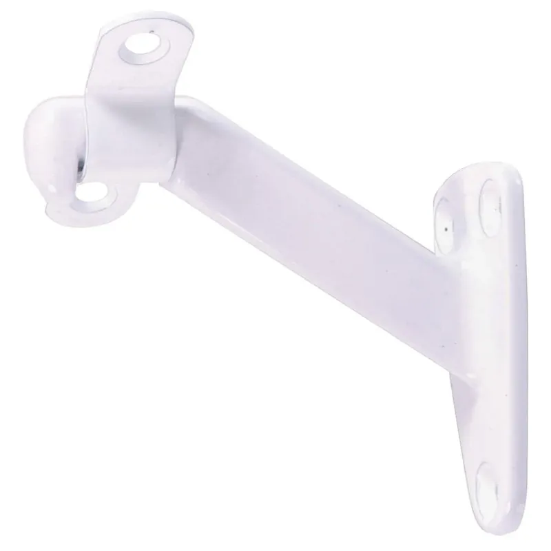 Part 852258 White Handrail Brckt, By Hillman, Single Item, Great Value, New In P