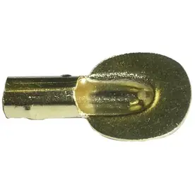 The Hillman Group 8-Pack 1/4-in Brass Round Shelving Hardware