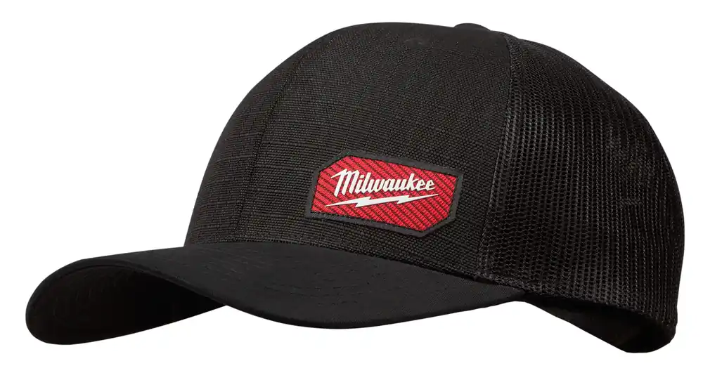 Milwaukee Gridiron Snapback Trucker Hat Black One Size Fits Most
