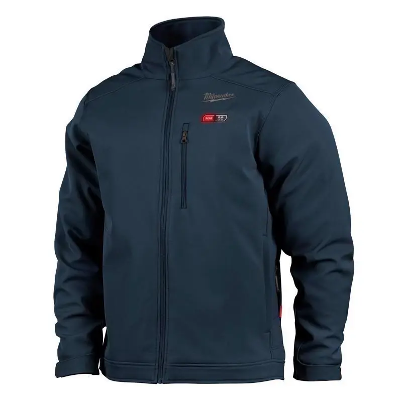 M12 Xxl Long Sleeve Unisex Full-zip Cordless Heated Jacket - Blue