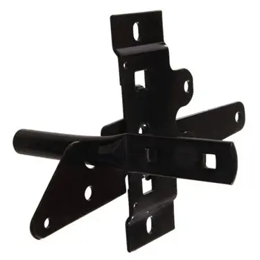 Post Mount Gate Latch, Black Finish, Model 852506 By Hillman