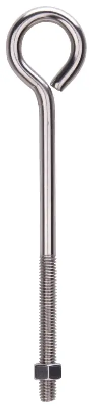 Mintcraft LR300 0.37 X 8 In. Stainless Steel Eye Bolt With Nut