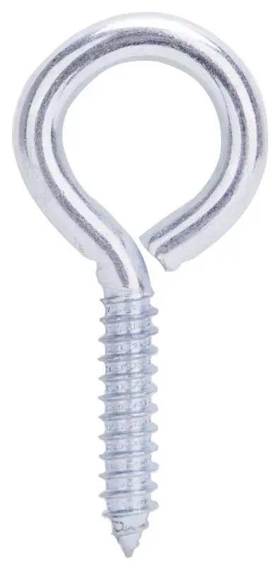 Mintcraft LR254 Zinc Large Thread Eye Screw 0.37 X 4 In.