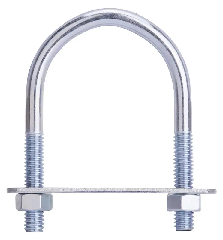 ProSource U-Bolt, Steel, Zinc Plated, 2 In Inside, 3 In L X 3-1/8 In W