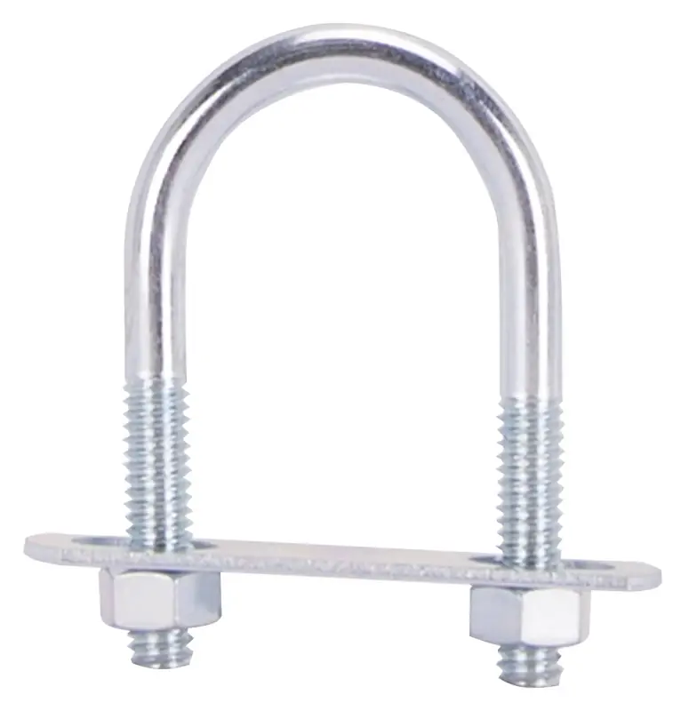 BOLT U STEEL 5/16X1-3/8X2.5 ZN
