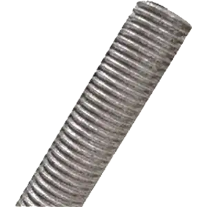 Threaded Rod, Zinc, 16 TPI, 3/8 X 36 In.