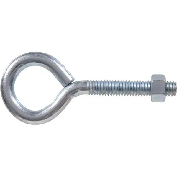 Zinc Plated Eye Bolt With Hex Nut - Durable And Versatile Fastening Solution