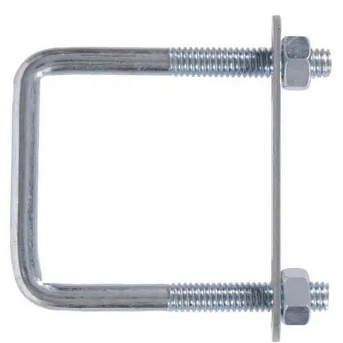 Square U Bolt With Hex Nuts - Durable Steel Construction, Multiple Sizes Available