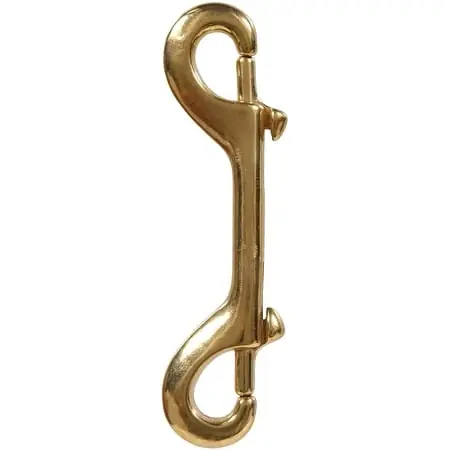 321500 Double Ended Solid Bolt Snap, 4-1/2 Inches, Brass
