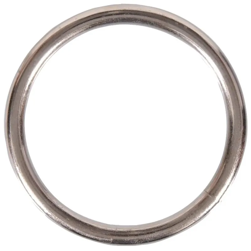 2" X 2" Welded Steel Ring - Model Fg Weld Rg-nkl.262x2