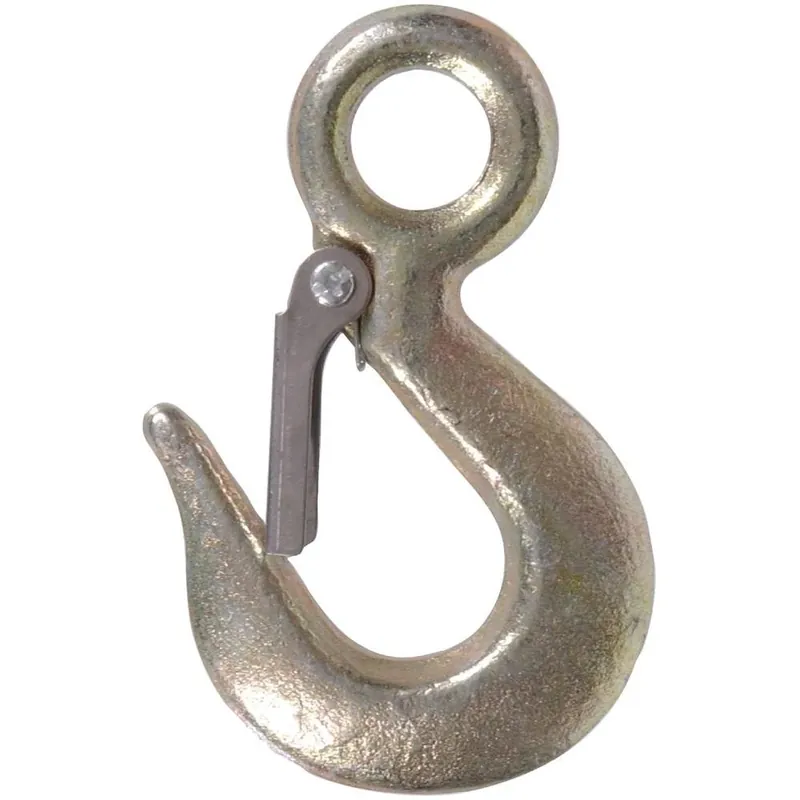 2-Ton Forged Steel Hoist Hook In Self Colored (1-Pack)