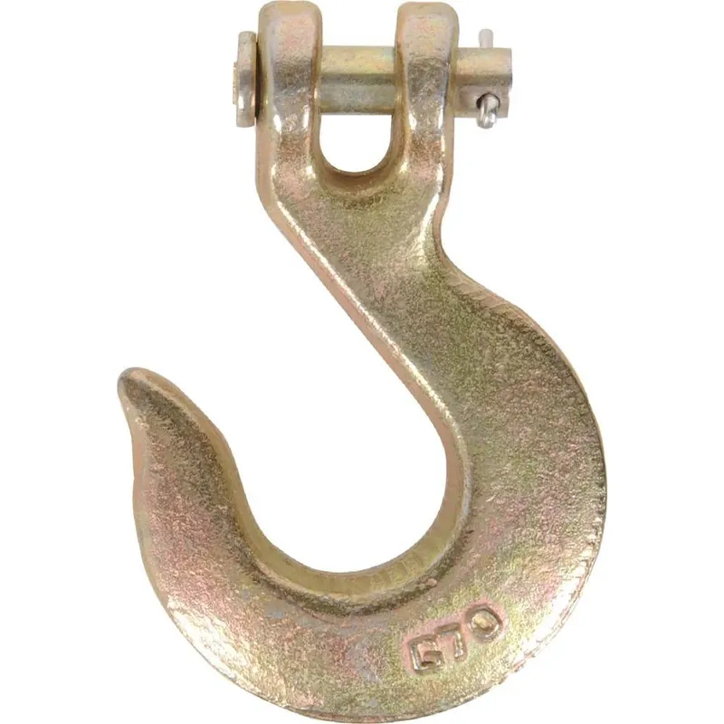 5/16 In. Zinc And Yellow Dichromate Plated Forged Steel Chain Hook (3-Pack)