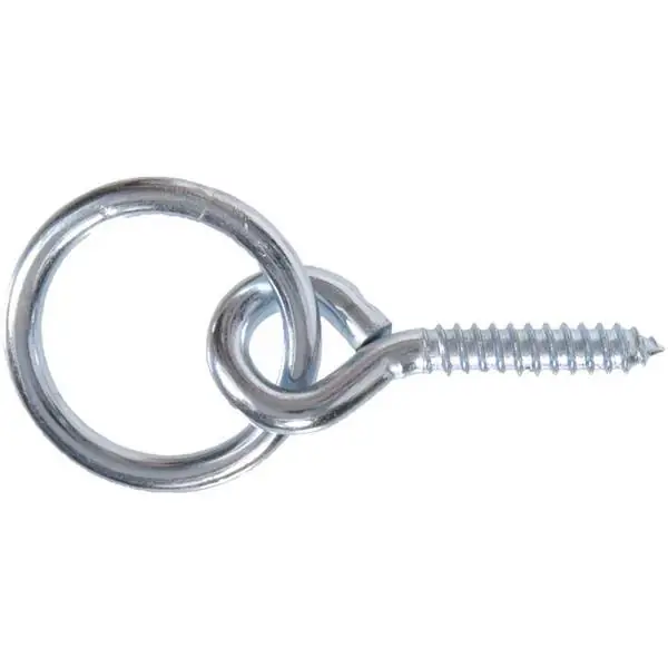 Hillman 3" Lag Hitch Ring With Eye Bolt, Zinc Plated, Model 322344