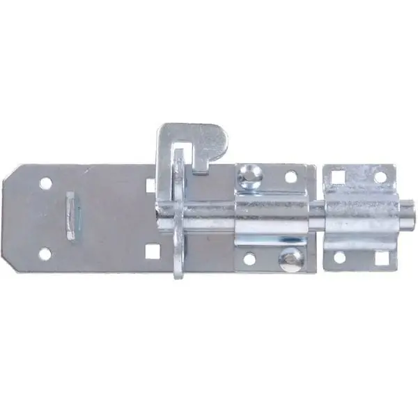 851014 6-inch Extra Heavy Duty Zinc Plated Padlock Bolt Latch