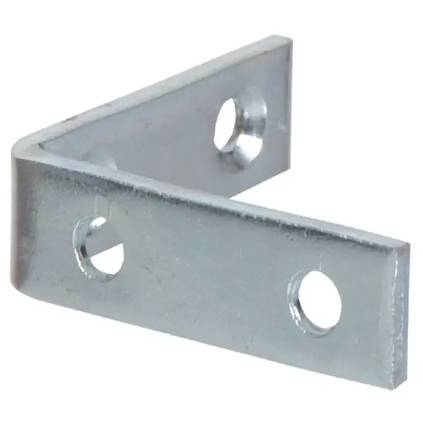 Zinc Plated Corner Brace 1-1/2" X 5/8" For Structural Support