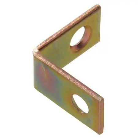 2 X 5/8" Zinc/yellow Dichromate Corner Brace Mending Plates Model 851122