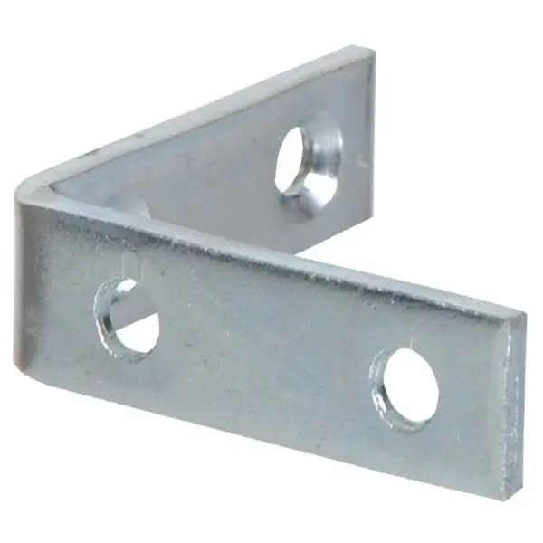 851125 1.5 X 0.5 In. Zinc Plated Corner Brace, Pack Of 5