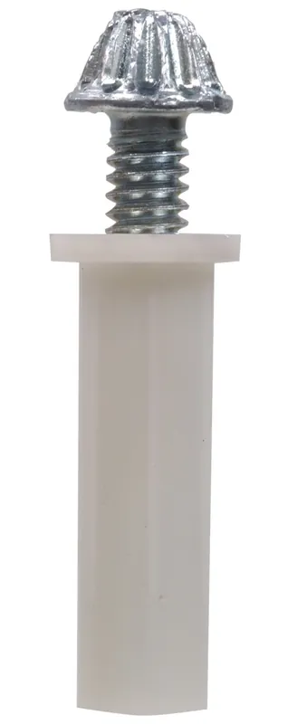 851222 White Plastic Bottom Pivot For Bifold Doors - Single Item