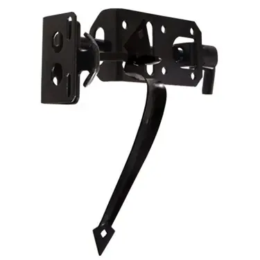 Ornamental Thumb Latch, Black Finish, Model 851367 For Gates And Fences