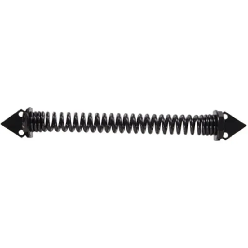 851368 12 Inch Self Closing Gate Spring In Black Finish