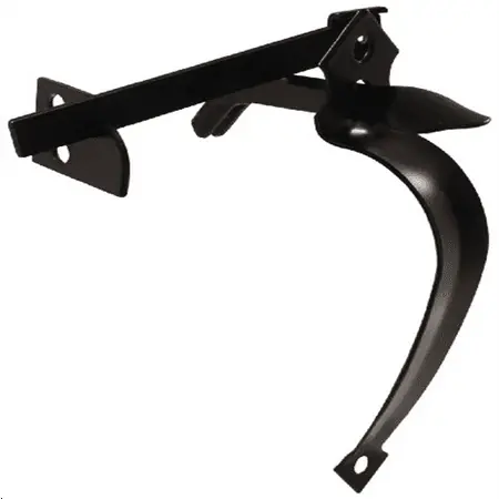 851376 Black Thumb Latch For In-swinging Doors, Durable And Reliable