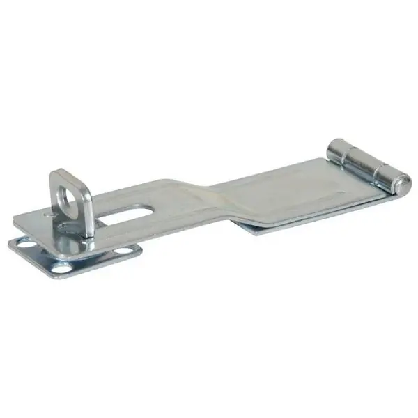 851391 6-inch Zinc Plated Swivel Safety Hasp For Secure Locking