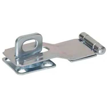 3-1/2 Inch Zinc Plated Swivel Staple Safety Hasps By Hillman - Model 851412
