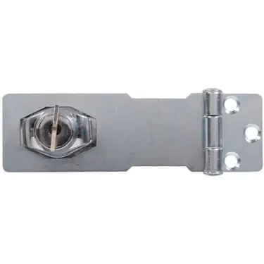 3.5 Inch Chrome Gate Keyed Safety Hasp - Secure Your Property