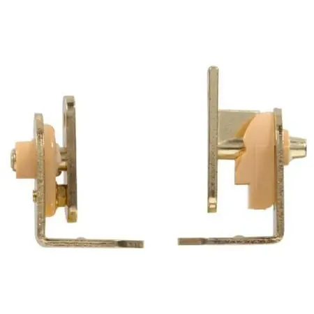 Brass Finish Cafe Door Hinges - Hillman Model 851593 For Durable Door Installation