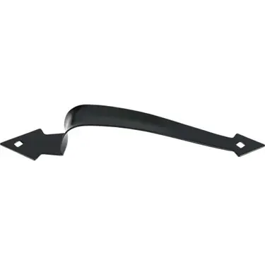 10-inch Ornamental Door Pull - Black Hillman Pull Plates Model 851660