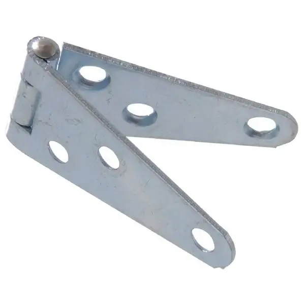3" Zinc Plated Light Strap Hinge - Model 851663 By Hillman