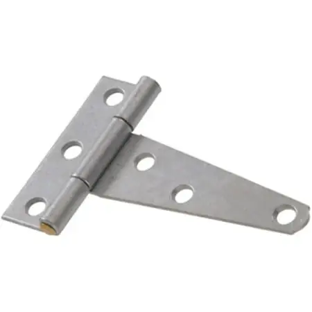 4" Galvanized Light T-hinge - Durable, Single Item For Versatile Use