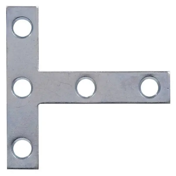 4" X 4" Zinc Plated T-plate For Structural Support
