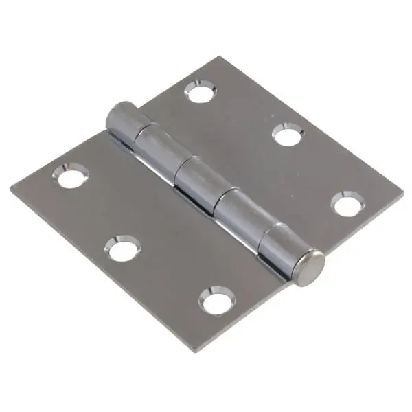 3-1/2" Zinc Plated General Purpose Broad Hinge With Removable Pin - Hillman 851743