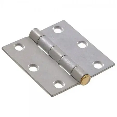 The Hillman Group 851745 2-1/2" General Purpose Broad Hinge - Removable Pin - Galvanized 2-Pack