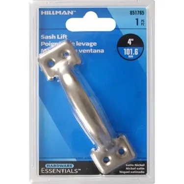 851765 4" Satin Nickel Bar Type Sash Lift - Single Item