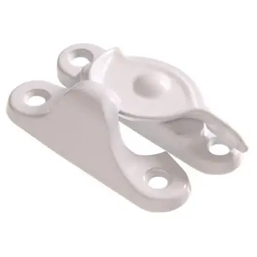 Crescent Type Sash Lock, White Finish, Model 851778 By Hillman