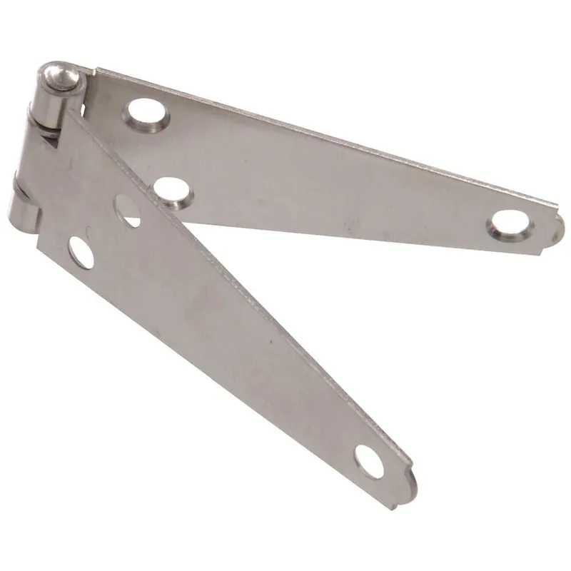 4 In. Stainless Steel Heavy Strap Hinge (5-Pack)